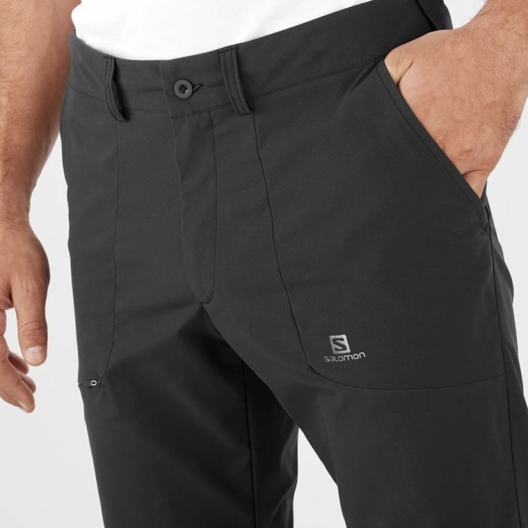 Black Salomon Wayfarer City Men's Sport Pants | PH 51738W